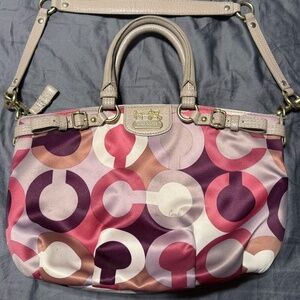 Coach K1120 Multi Color 2Way Shoulder Handbag #18636